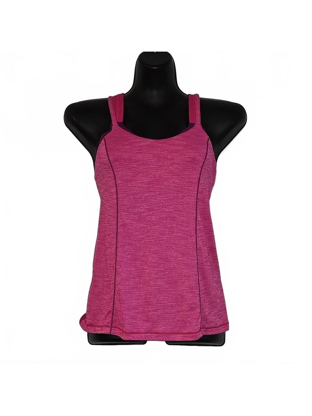 Lululemon athletica Pink Sleeveless Scoop Neck Top Sz 6